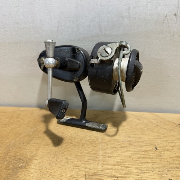 Garcia Mitchell Other - Vintage Garcia Mitchell 300 Spinning Reel France Fishing Reel Black Antique